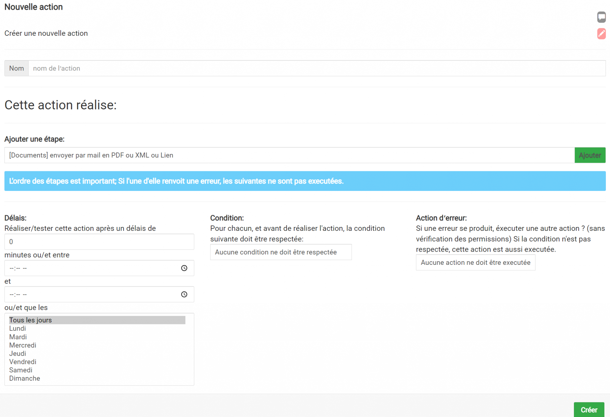 image of article How to create an action?