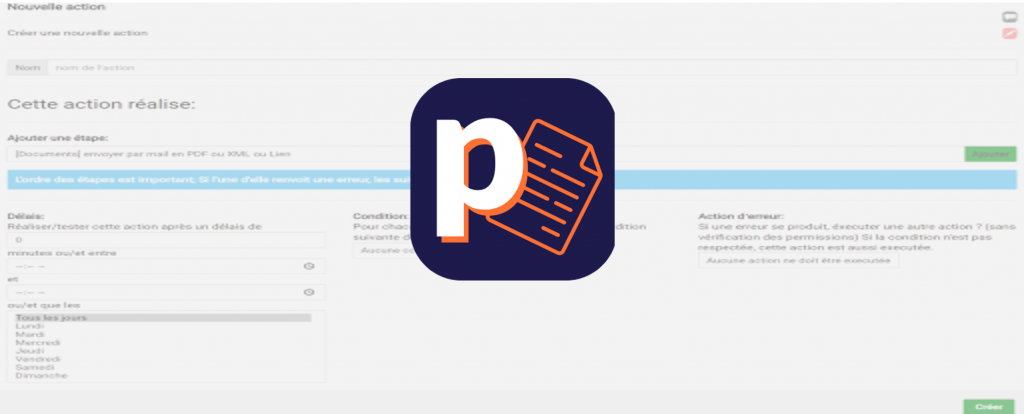Image for the article named Comment créer une action?