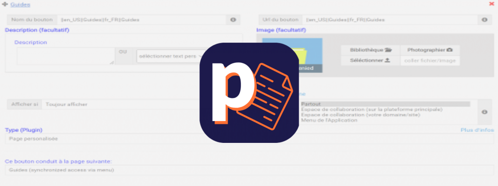 Image for the article named Comment modifier le menu de son application.