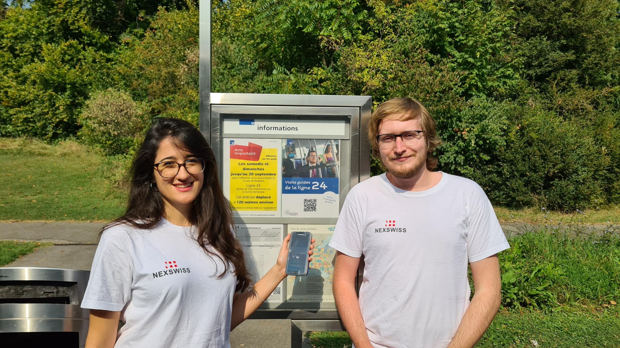 abbildung des Artikels Ein Audioguide wird auf der Linie tl 24 getestet